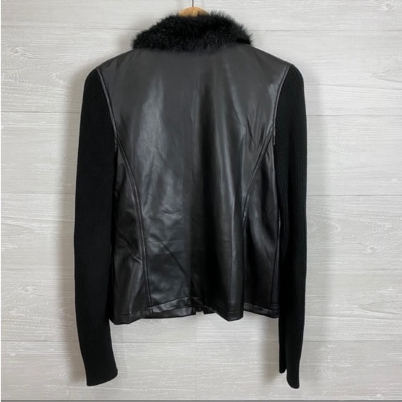 BeBop vintage faux fur collar black jacket - Picture 12 of 13